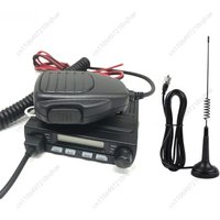 CB-40M Citizen Band Radio AM/FM Mini Mobile CB Radio AR-925 25.615--30.105MHz 8W Amateur Car Radio Station + Mag-1345 Antenna