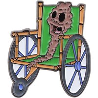 Chocolate! Old Lady Chocolate-Grandma Lapel Brooch Anime Peripheral Enamel Pin Wheelchair Withered Woman Fans Gift Badge Accesso