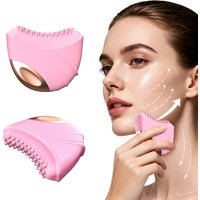 Lymphatic Contour Face Brush Vibration Massage Facial Sculpting Scraping Massager for Lymphatic Drainage Jawline&Chin Lifting