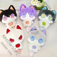Love and Deepspace Xavier Sylus Caleb Rafayel Zayne Fluffy Cat Animal Maumet Body Stuffed Puppet 10cm Pendant Ornament Xmas Gift