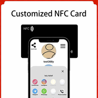 Customized Digital Business NFC Contactless Social Recognition Card NFC Business Card Fast Reading