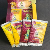 PKM Neo Destiny 1st Edition Booster Box Tyranitar Celebi Noctowl Togetic Packs/Whole Box PTCG NEO Series PROXY Cards Toy Gifts