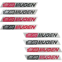 Emblema 3D de aleación de aluminio con logotipo Mugen para el maletero trasero, calcomanía para Honda Civic Type R, Accord,