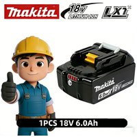 Oryginalny akumulator Makita BL1860 18V 6AH do elektronarzędzi, akumulator litowo-jonowy zamienny LXT BL1850 BL1840 do wkrętarek 18V z BMS TPCELL 18V