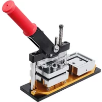NewNew in stock 63.5*63.5mm 2.5 Inch Photo Square Button Badge Fridge Magnet Making Machine Magnet Photo Making Machine