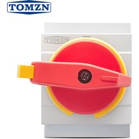 TOMZN 2P PV AC/DC 1500V 40A Solar Handle Isolator Rotary Switch Disconnector Lockable For Solar distribution box 35mm DIN Rail