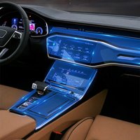 TPU Transparent Protective Film For Audi A6 A7 C8 2019-2021 Car Interior Center Console Anti-scratch Repair Accessories Refit