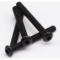 M3*25mm 28mm 30mm 32mm 35mm 10.9 Grade Black Carbon Steel DIN7380 Bolt Pan Oval Round Button Head Inner Hex Hexagon Socket Screw