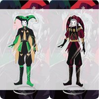 Game The Freak Circus Stand Cosplay Pierrot 15cm Cartoon Character Clown Acrylic Standing Model Desktop Decoration