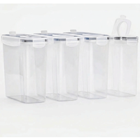 4Pcs Airtight 3D Printing Filament Container Dustproof Waterproof Filament Storage Organizer Transparent Portable