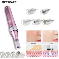 Screw Cartridge Needle 50/100pcs Replacement Tips for Derma Pen Microneedling 9pin 12pin 24pin 36pin 42pin Round 3D 5D Needles