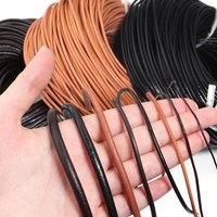 2-5yards Vintage Genuine Cow Leather Cords Round Leather Rope For Jewelry Making DIY Popular Leather Bracelet Necklace Choker