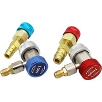 1/2PCS Air Conditioner Quick Connector R1234YF/R12 to R134A Quick Connectors Adapters Car Airconditioning Fitting Car Tools