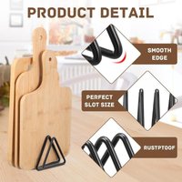 Iron Cutting Board Stand Kitchen Storage Rack For Cutting Boards Kitchen Storage Organizer Stand For Cutting Boards For Easy.