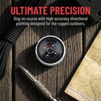Mini Portable Watch Strap Button Removable Compass Mini Pocket Compass