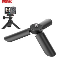 BRDRC Camera Tripod Desktop Stand for DJI Action 6/5 Pro/Pocket 3/Insta360 X5/Ace Pro 2/Gopro Accessories Handle Grip Portable