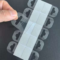 100pcs PVC Slot Hole Adhesive Hang Tags , suitable for office, home, sales item display in stores and retail settings