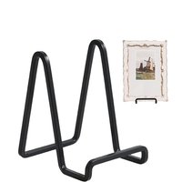 Metal Plate Stands Holder Plate Display Stand Picture Easel Display Pictures Frame Photo Decorative Plate Dish Tabletop Arts
