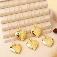 12 Zodiac Signs Openable Photo Frame Heart Locket Necklace for Women Gold Plated Astrology Horoscope Photo Pendant Jewelry Gift