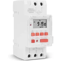 Sinotimer High Quality 30A 85-265V AC 110V 220V 24V 7 Days Digital Programmable Timer Switch Relay Time Control 16 ON/OFF Output