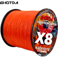 Premium Super X-wire X8 8 Strands Braided Fishing Line Seabass Leader Multifilament Lines 18-78LB Cord 0.14mm-0.5mm 300M-1000M