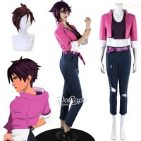 Game Invisigal Courtney Cosplay Costumes Wig Dispatch Roleplay Invisibitcch Wig Superhero Outfits Women Adults Visi Accessories