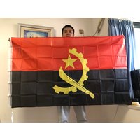 SKY FLAG Angola National Flag 90X150cm high quality Hanging Polyester Angolan National Flag Banner For home Decoration