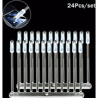 【C】24Pcs Resin Synthetic Stick Camera Portable Lens Cleaner Dust Fingerprint Removal For Phone Camera Lens Cleaning Tool