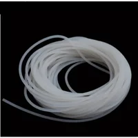 O Type Silicone solid seal strip Round White Round Solid Silicone Cord Rubber Rod Bar Silicone Rubber Gasket Trim Seal Strips