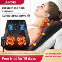 Electric Cervical Pillow For Neck Airbag Ttraction Shiatsu Head Body Back Waist Massager Car With Heating Vibrating Massage