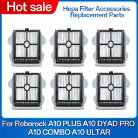 Compatible For Roborock Dyad Pro / Dyad Pro Combo / A10 Plus /A10 Ultra Vacuum Cleaner Hepa Filter Accessories Replacement Parts