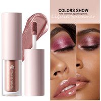 Pearly Metallic Waterproof Liquid Eyeshadow, High Shine Long-Lasting Smudge-Proof Glitter Shimmer for Eyelids Beauty Highlighter