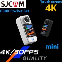 SJCAM C300 Pocket Mini Travel Action Camera 1/2.8" CMOS Sensor Vlog Combo 4K 30FPS Video 30M Waterproof Set Motorcycle Sport Cam