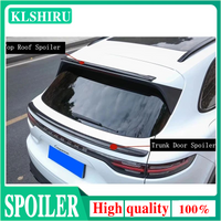 Carbon Fiber Rear Trunk Lip Spoiler For Porsche Cayenne 2018 2019 2022 Car Tail Wing Exterior Modification Decoration Accessorie