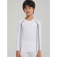Youth Boy's Long Sleeve Compression Shirts Athletic Quick Dry Baseball Undershirts Soccer Sports Base Layer Tee Tops
