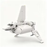 1120PCS Star Battle Movie MOC Impering Sentinel Class Landing Craft Model DIY Creative Assembly Building Blocks Birthday Gift