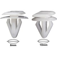 30PCS Universal 8mm-10mm Hole Auto Door Panel Clips Fixing Fastener Car Interior Door Trim Panel Card Clip Rivet