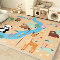 Thick Safety Mat Play Mat for Children's 200x180/180x150/180x120cm Friendly Crawling Play Mats Folding Mat Carpet Rug Playmat