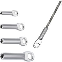 1.5-6mm 304 stainless steel eye type crimping clip, wire rope connection clip, M4/M5/M6/M8/M10 crimping terminal