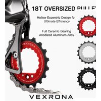 AliExpress NONE VEXRONA Road Bike 18T Hollow Pulley Wheel Ceramic Bearing Rear Derailleur Guide for Shimano R8000 R7000 L-TWOO ERX ER9 R9 R7