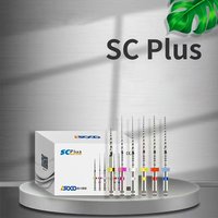 Système de fichiers NiTi à Rotation avant SC, 25/21mm, pour traitement endodontique, matériaux de dentisterie, 6 pièces/boîte SOCO PLUS
