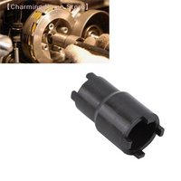 【M】Motorcycle Nut Quick Flange Nut Removal Tool Double-Headed Clutch Lock Nut Wrench 4 Pronged Spanner Motorcycle Repair Tool