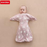 INSULAR Baby Cotton Sleeping Bags Newborn Anti-shock Sleepsacks Raised Hand Surrender Blankets Infant Cartoon Anti-startle Jump