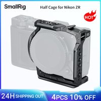 SmallRig ZR Half Cage for Nikon ZR, Built-in Arca-Swiss Quick Release Plate for DJI Gimbals with 1/4"-20 Threaded Holes -5905