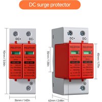 PELEYON 1PC 20KA~40KA SPD DC 600/800/1000V 10KA~20KA House Surge Protector Protective Low-voltage Arrester Device