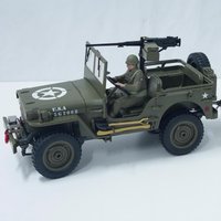 1:10 RC Crawler with Light 2.4G 4WD Remote Control Car JJRC C8815 WILLYS JEEP Simulation Military Vehicle Car Model Toy Gift