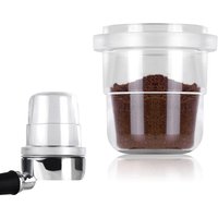 Leeseph Tasse doseuse à café, tasse à renifler expresso transparente 58 mm Porte-filtre à café Tasse doseuse Accessoires pour machine à café transparente