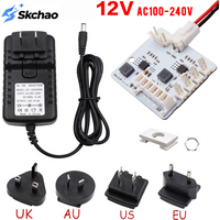 PSU 12V Rev2.0 Power Supply Board + Power Plug Adapter For SEGA DreamCast Game Console Replacement Parts Accessories