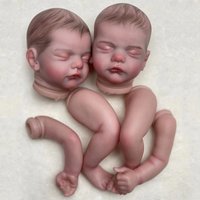 45CM Sam Bebê Reborn Doll Kits Genesis Artist Paint Sleeping Reborn Baby Unfinished Doll Kit Toys Kit Bebé Reborn