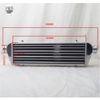 450*140*65mm Universal Turbo Ladeluftkühler Bar&Plate OD=56mm Frontmontierter Ladeluftkühler